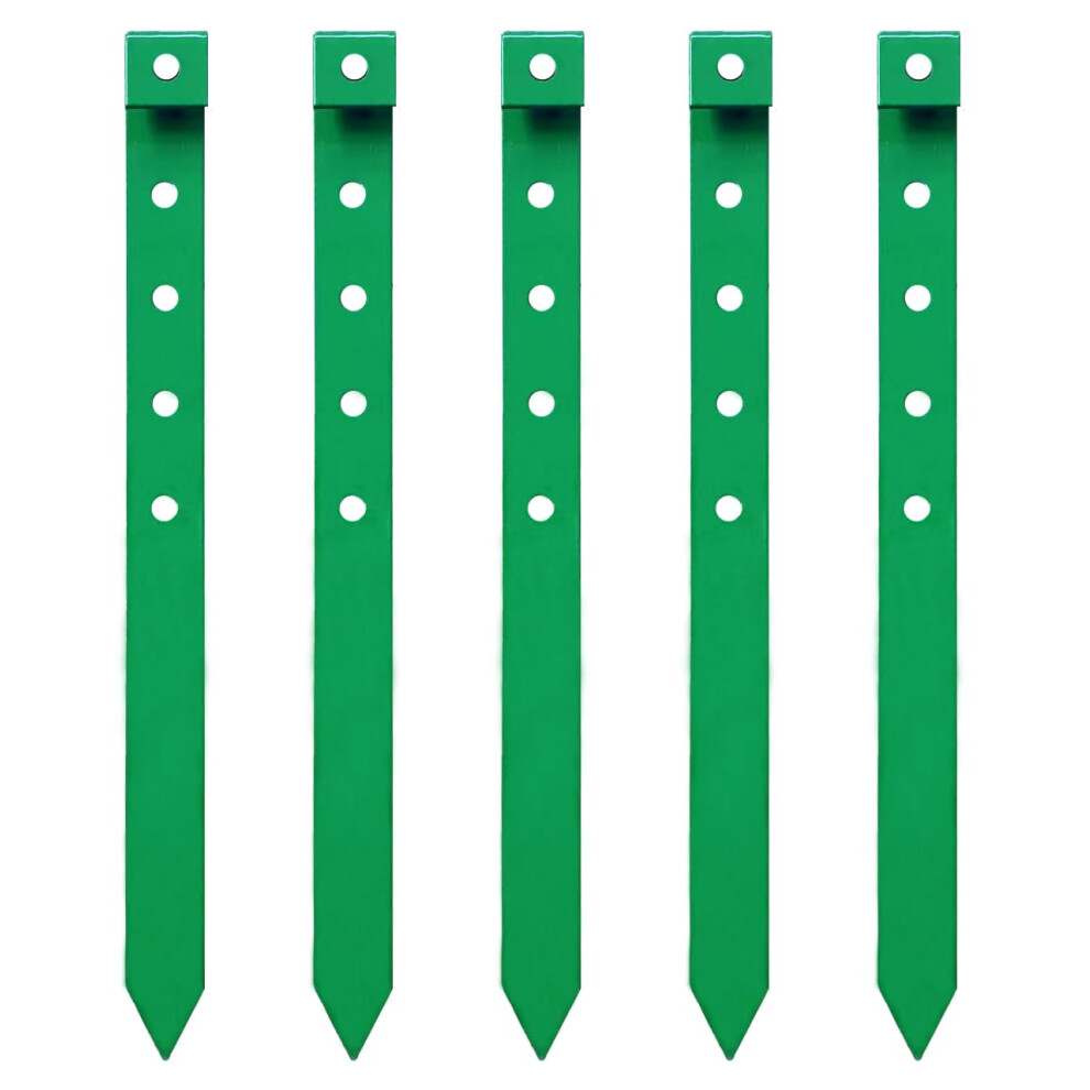 24Pcs Metal Garden Landscape Edging Stakes Green 10In Anchoring Stakes Landscape Anchoring Spikes For Terrace Board Garden Liner Landscape Edging C 635412992096