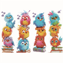 4ks Bird Diamond Art Bookmarks Sada zloek pro malovn diamantu pro dospel kutily pro mal remesln vrobky s drahokamovm strapcem od Diamonds pr