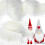 Tatuo 2 x 60 Polegadas Tecido de Pelúcia Branca Falsa para Halloween Costura DIY 1