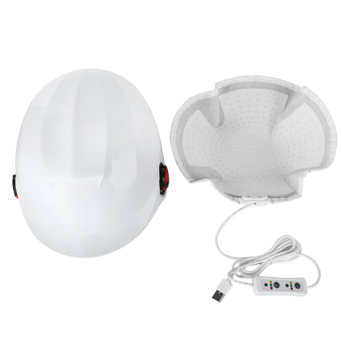 102st LED Roodlicht Haargroei Helmbel Wit