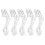 5pcs 2.35mm Ear Clip TENS Electrode Lead Wires 1