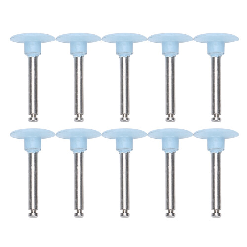 (Blue) 10x Zahnpolierbohrer Langsamblau Set