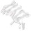 5pcs 2.35mm Ear Clip TENS Electrode Lead Wires 2