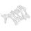 5pcs 2.35mm Ear Clip TENS Electrode Lead Wires 3