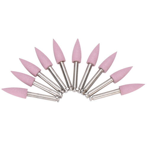(406) 10x Dentalpolierfräser Langsam Pink 410 1
