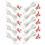 10pcs Cavi Elettrodo 2.35mm 1.5m per TENS 3