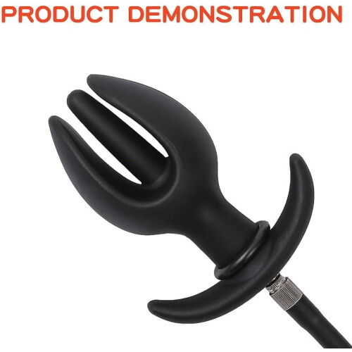 Anal Plug Inflatable With Pump, Expandable Butt Plug Prostate Massager, G-Spot Dildo For Anus 2