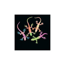 Fun Express Lézards Néon Lumineux - Jouets - 12 Pièces