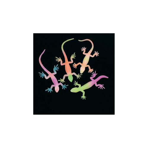 Fun Express Lézards Néon Lumineux - Jouets - 12 Pièces
