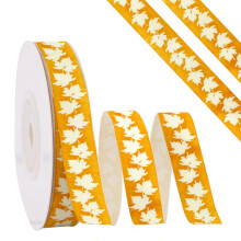Ftuuo Herfst Esdoornblad Katoenen Twill Tape Lint