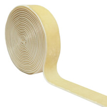 Qingxii Decorr Bruiloft Kerst Valentijnsdag Geschenkdoos DIY Craft Decor Fluwelen Lint (Beige 1''x6Yards)