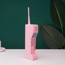 TOTITOM Adorno Retro de Teléfono de Ladrillo, Prop de Teléfono de los 80s 90s, Modelo de Teléfono Celular Vintage