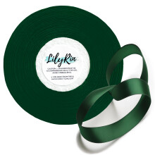 Donkergroen satijnen lint 3/8 inch x 36 meter Perfect voor scrapbooking Kunst Bruiloftskransen Babyborrels Cadeauverpakking Verjaardagsdecoratie Kers