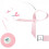 Fita Rosa 3/8 Polegadas x 36 Jardas - Ideal para Scrapbooking, Casamentos, Presentes e Arranjos Florais 5