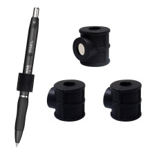 4-pack magnetische pen-potloodhouder - siliconen Verstelbare houder geschikt voor de meeste pennen, potloden, ideaal voor koelkasten, whiteboards, wo