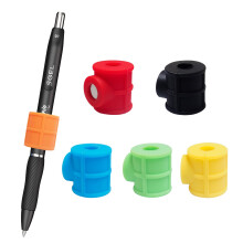 6-pack magnetische pen-potloodhouder - siliconen Verstelbare houder geschikt voor de meeste pennen, potloden, ideaal voor koelkasten, whiteboards, wo