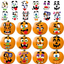 JOYIN 36 Stuks Halloween Pompoen Decoratie Stickers, Halloween Feest Favor, Kinderen Kunst Benodigdheden