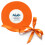 Fita Laranja 3/8 Polegadas x 36 Jardas Ideal para Scrapbooking, Casamentos, Decorações de Natal 1