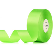 Key Lime Lint 1,5 Inch 36 Yards Satijnen Rol Perfect voor Scrapbooking Kunst Bruiloft Krans Verpakking Verjaardag Kerstcadeaus Doos Inpakken Bloemboe