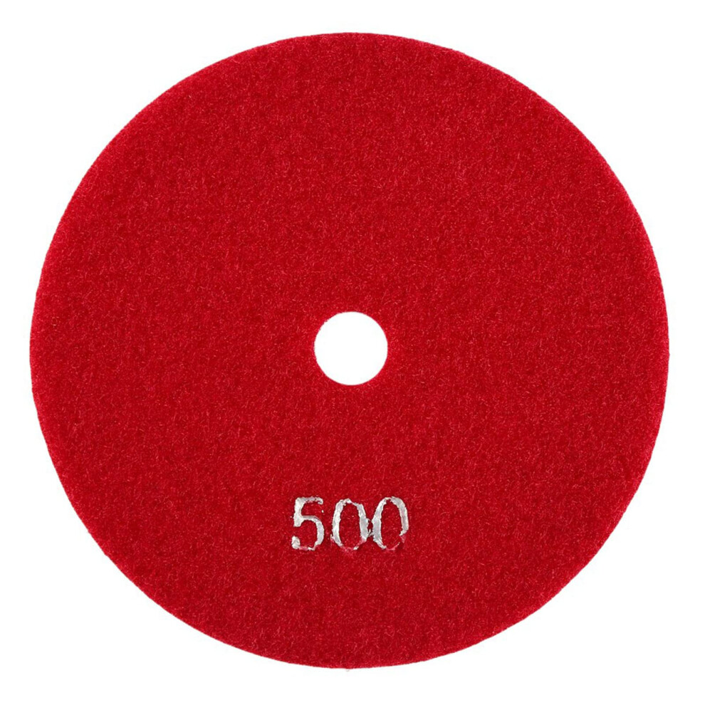 Wet Diamond Polishing Pads 125Mm 5 Inch Granite Concrete Marble Quartz Countertops 500 Grit 9084446713046
