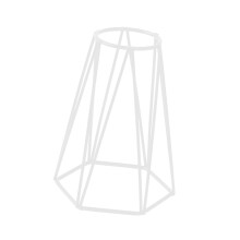 Wedding Flower Stand Geometric Vases, Flower Arrangement Stand, Floor Holder For Engagement Ceremonies, White