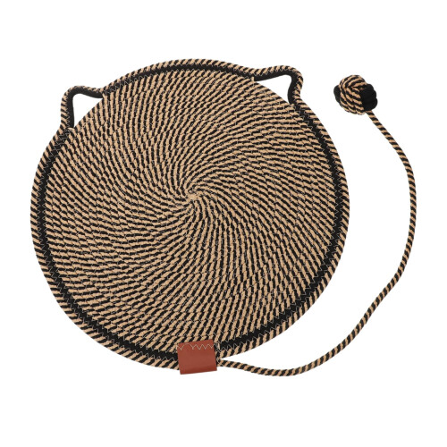 Cat Scratcher Round Cat Bed Kitten Scratcher Reusable Scratch Pad