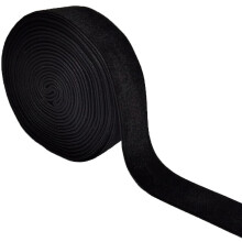 Qingxii Decorr Bryllup Jul Valentinsdag gave?ske DIY Craft Decor Velvet Ribbon (sort 1''x6Yards)