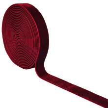 Qingxii Decorr Bryllup Jul Valentinsdag gave?ske DIY Craft D?cor Velvet Ribbon (Vin 5/8''x6Yards)