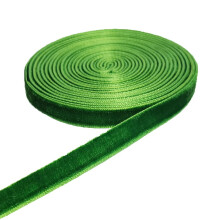 Caixa de Presente Decorr Qingxii para Casamento Natal Dia de São Valentim DIY Fita de Veludo (Verde, 3/8''x6Jardas)