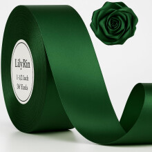 Donkergroen lint 1,5 inch 36 meter kerstcadeaudoos 1-1/2 satijnen rol Perfect voor scrapbooking kunst bruiloftskrans verpakking verjaardag inpakken b