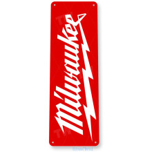 Letrero de chapa Tinworld: Milwaukee Tool Garage Auto Shop Metal D?cor C969