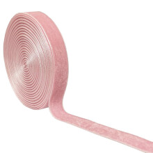 Caixa de Presente DIY de Natal e Dia dos Namorados com Fita de Veludo (Rosa, 5/8''x6 Jardas)
