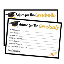Yangmics Direct Graduation Advice Cards 2025-30 Pack-Graduation Party Supplies 2025 - R?d til Graduate Party favoriserer bordspil rekvisitter