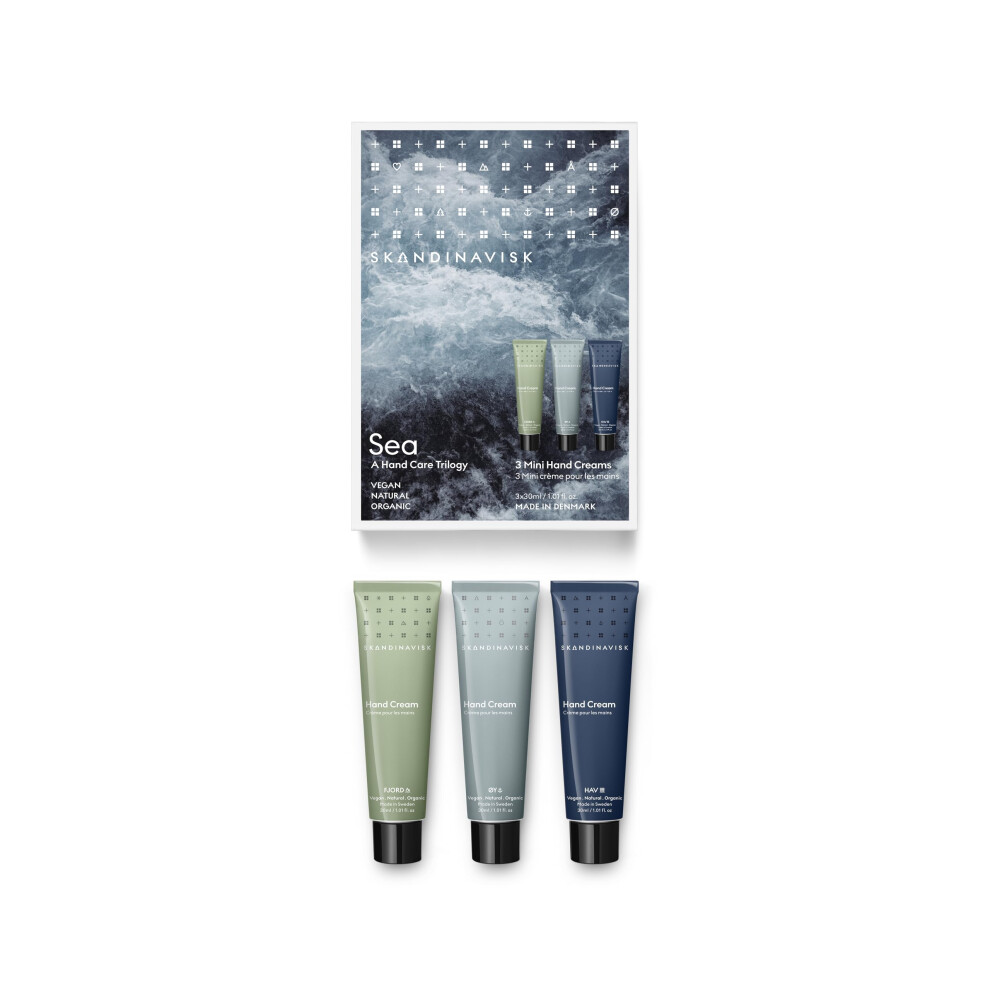 Skandinavisk SEA Hand Care Trilogy 3 x 30ml Mini Hand Cream Collection - Image 4