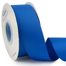 Fita de Grosgrain Azul Royal Ribbli, 1-1/2 polegadas x 25 Jardas Contínuas, Para Laços, Acessórios de Cabelo, Embalagem de Presentes