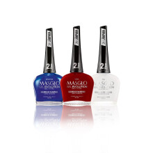 MASGLO Gel Evolution nagellak Patriotic Pride Set 3 stuks tinten van verschillende kleuren - geen U/V-lamp Duur tot 12 dagen