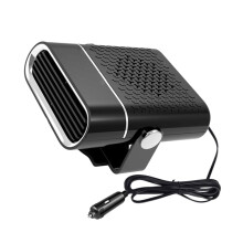 Car Heater 12V 150W Portable Fast Heating For Campervan Defogger Plug-In Cigarette Lighter 12V DC Vehicles Black