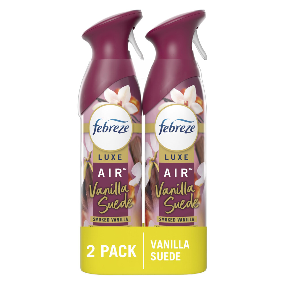 Febreze Air Freshener Spray Odor-Fighting Room Spray Vanilla Suede Scent 8.8oz 2 Count-image-OPC-PMMJBKH-NEW