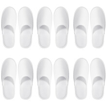 SENJUNSAFE 6 Paar Wegwerpslippers voor gasten hotel slippers spa slippers