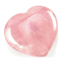 Coração de Quartzo Rosa KALIFANO - Pedra de Preocupação com Efeitos Calmantes e Curativos - Escultura de Cuarzo Rosa