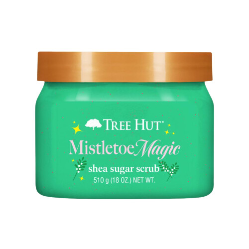 Tree Hut Mistletoe Magic Esfoliante de Açúcar com Manteiga de Karité, 18 oz