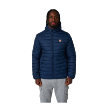 Ellesse Padded Jacket with Hood Navy Blue UK S