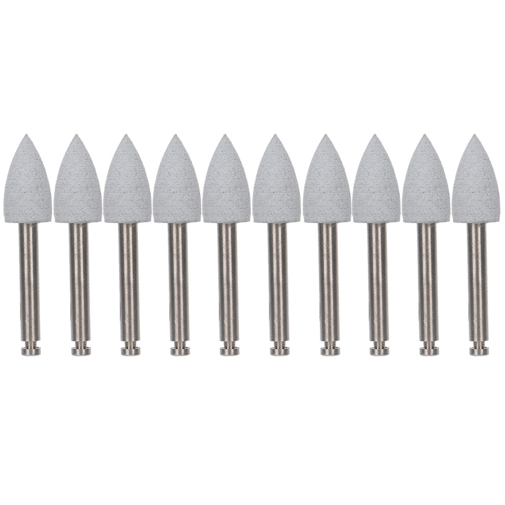 (410) 10Pcs Dental Polishing Burs Low Speed Set Gray 410 448787189776