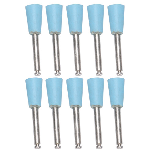 (Blue) 10x Bur Lucidaggio Dentale a Coppa Blu