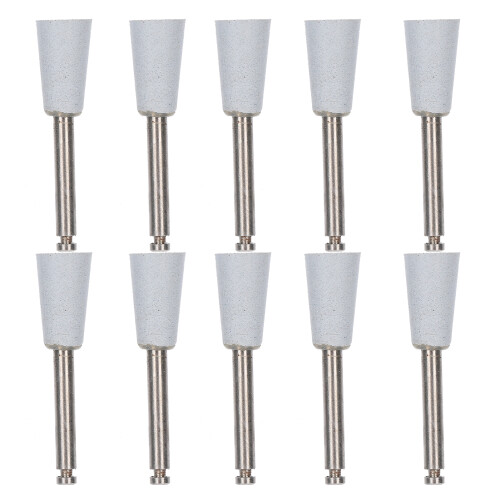 (Gray) 10x Bur Lucidaggio Dentale a Coppa Blu