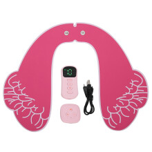(Red Pink) Electric Hip Trainer Remote Butt Lifting Toner Red