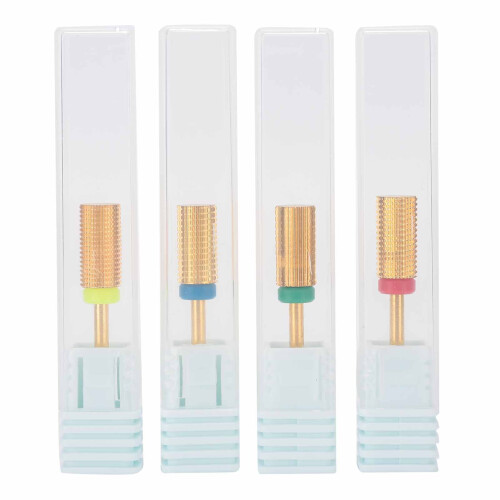 4pcs Nail Art Drill Bits XF/F/M/C