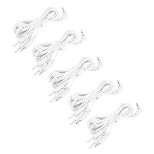 5x DC 2.5mm 1.2m 4-in-1 TENS Elektrode Kabels 2