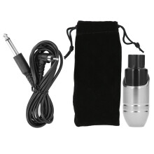 (Silver+Black) Prof. Tattoo Machine Liner Shader Pen RCA Black