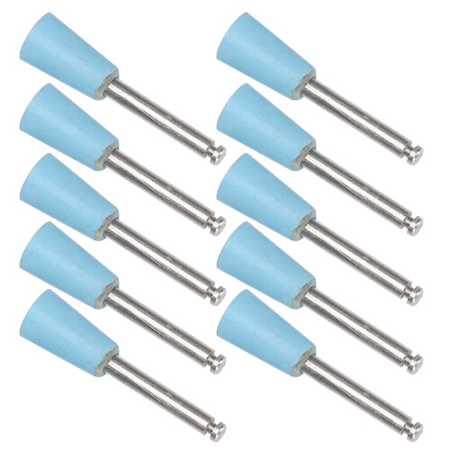 (Blue) 10x Bur Lucidaggio Dentale a Coppa Blu 2